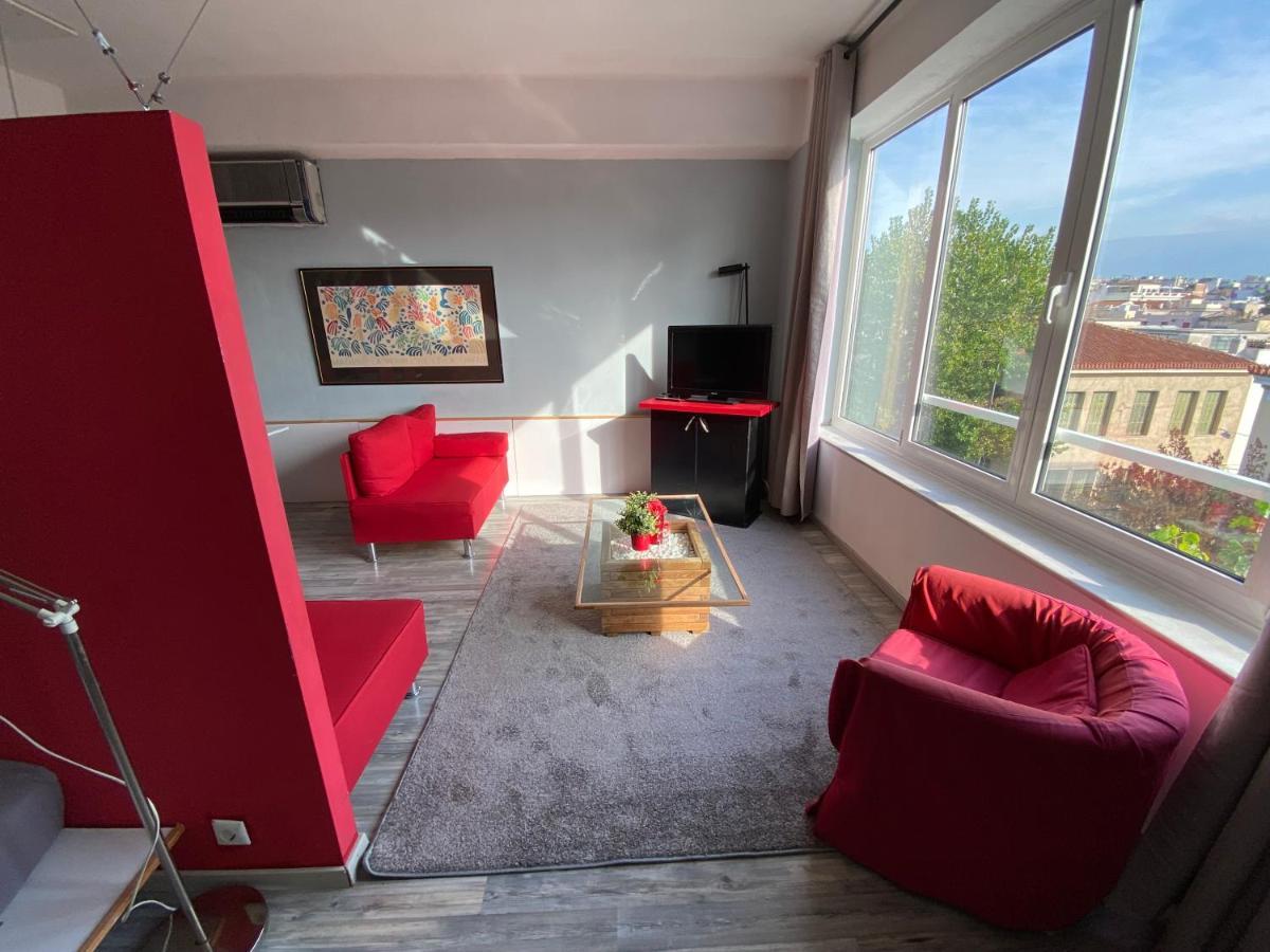 Ferienwohnung Red Grey Loft Athen Exterior foto